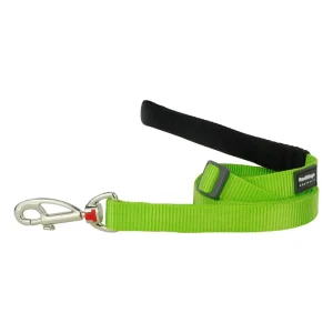 Red Dingo Lead Adjustable Classic Leash For Dogs (Lime Green)