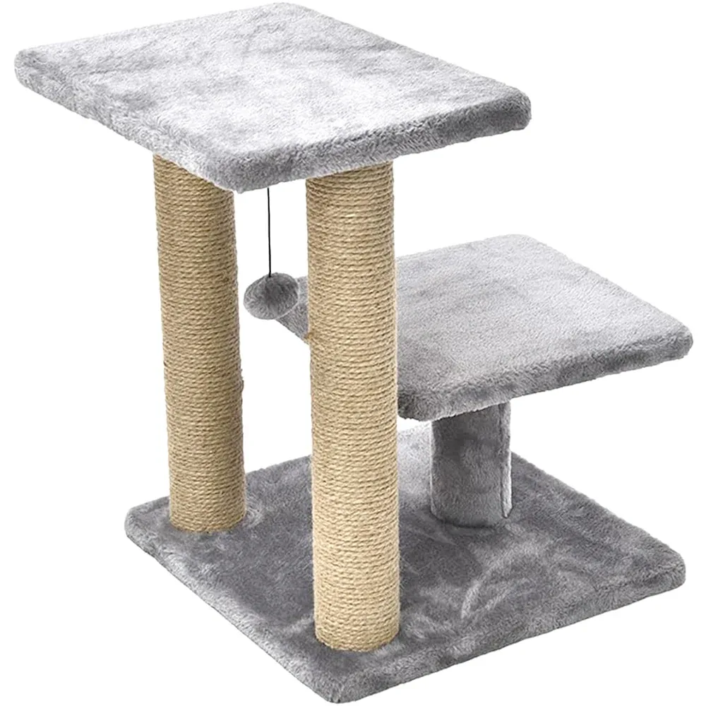 Furrlovers Multiple Level Activity Tower with Scratching Posts for Cats (Grey)