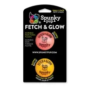 Spunky Pup Fetch & Glow Ball Assorted Color Dog Toy