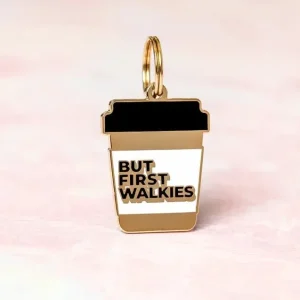 But First Walkies Pet ID Tag