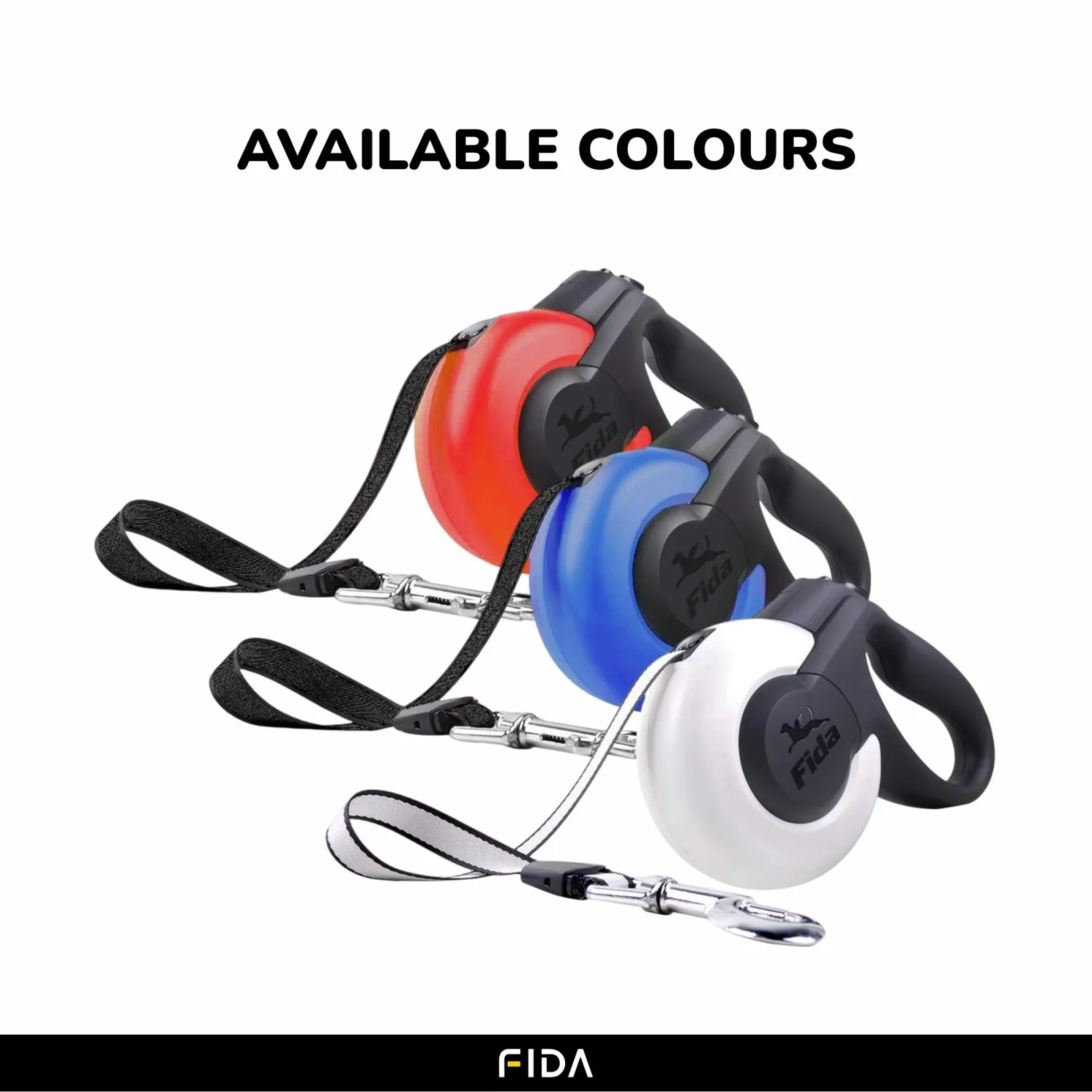 Fida Mars Retractable Leash for Dogs (Blue) - Image 2