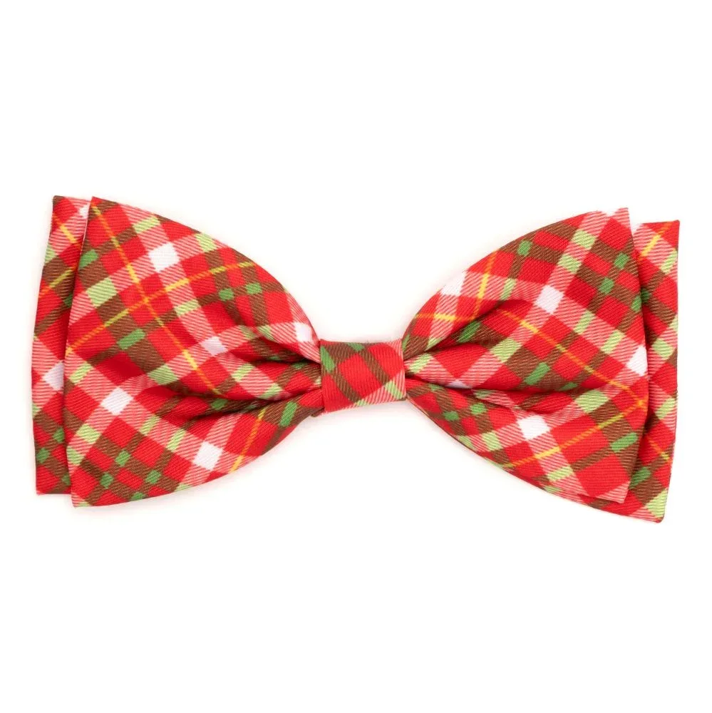 Holiday Plaid Bow Tie