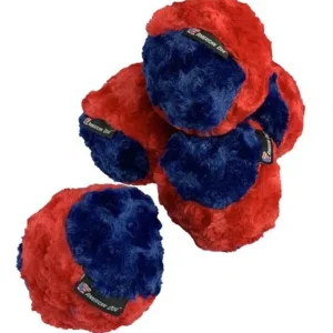 American Dog Nuggle Ball Dog Toy - Squeaky Plush