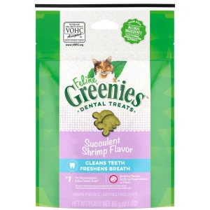 Greenies Feline Shrimp Dental Cat Treats - 2.1 oz