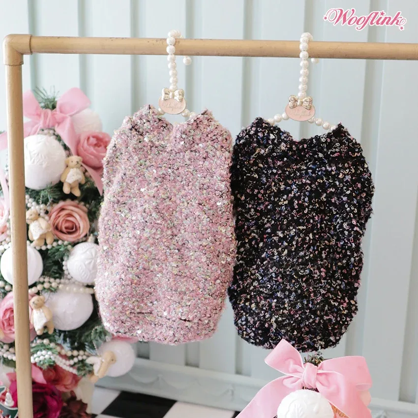 Wooflink Glam Cardigan in Pink - Image 2