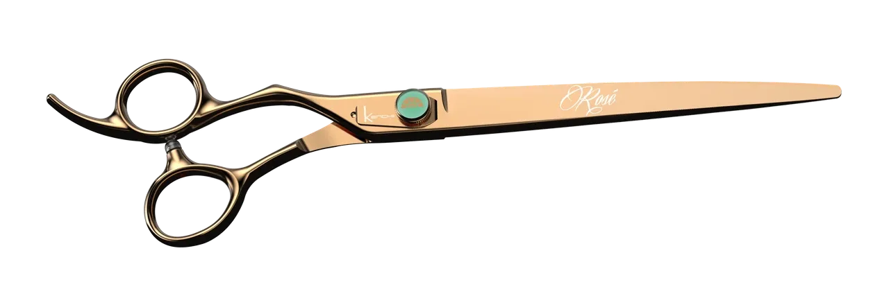 Kenchii Rose Gold 8" Straight Shear Left Hand