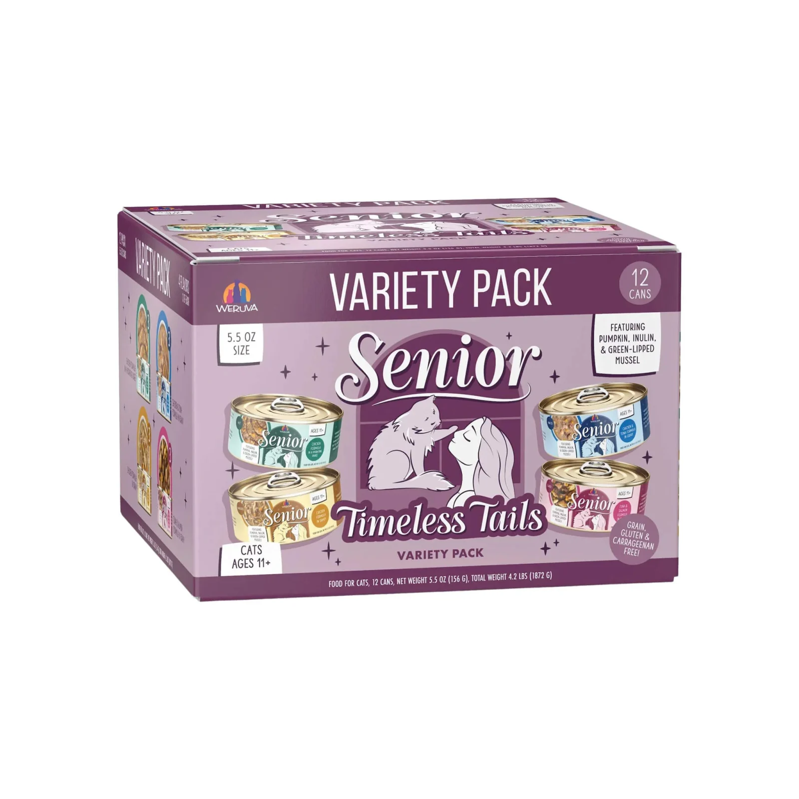 Weruva Senior Grain Free Wet Cat Food for Senior Cats 11+ - Image 2