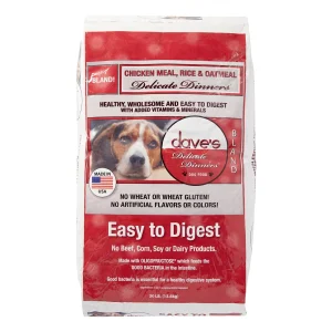 Dave's Pet Food Restricted Bland DietChicken & Rice Dry Dog Food - 30 lb Bag