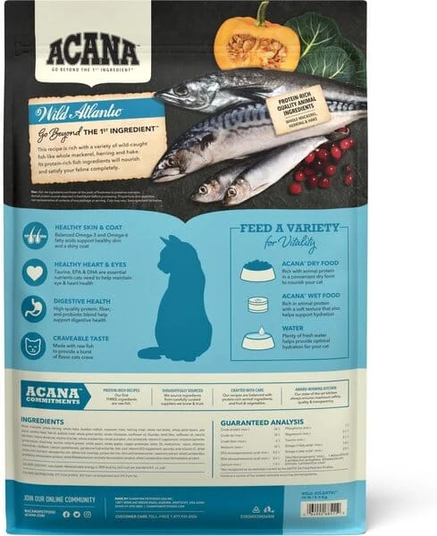 Acana 'Kentucky Dogstar Chicken' Wild Atlantic Cat Dry Cat Food - 10 lb Bag - Image 2