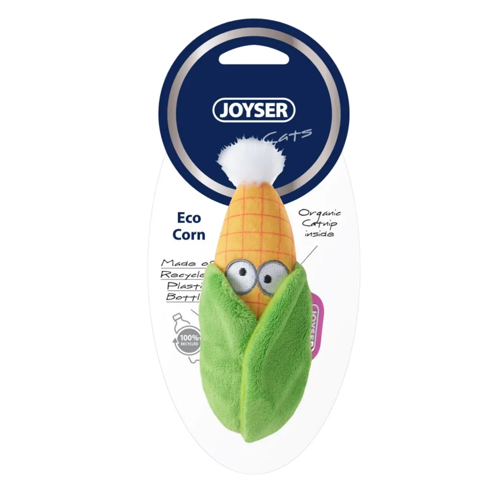 Joyser ECO Corn Catnip Toy for Cats (Yellow/Green)