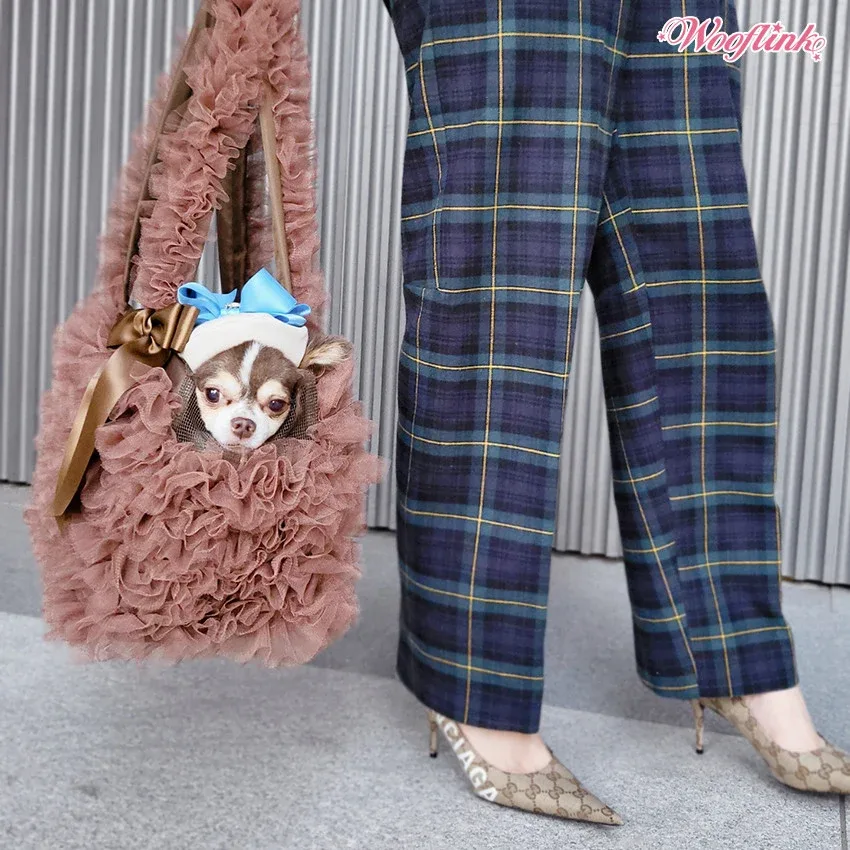 Wooflink Daydream Bag Tulle 2 in Chestnut - Image 2