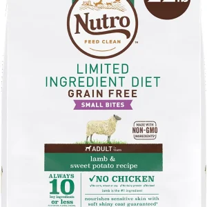 Nutro Natural Choice Grain-Free Limited Ingredient Adult Lamb & Sweet Potato Dry Dog Food - 22 lb Bag
