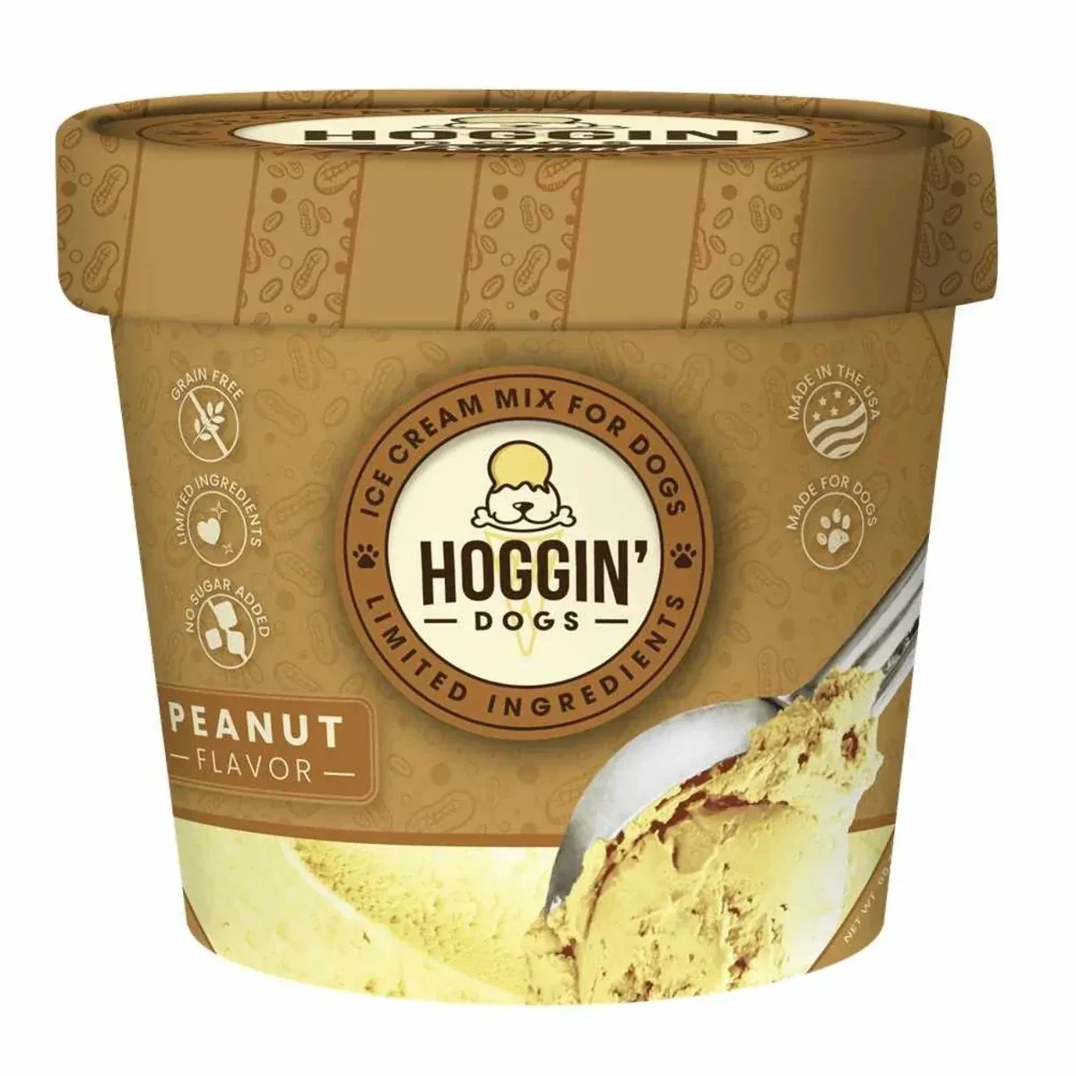 Puppy Cake Hoggin Dogs Ice Cream Mix Cup Peanut Cup Small 2.32 oz