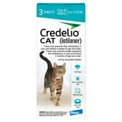 Credelio (lotilaner) Chewable Tablets for Cats