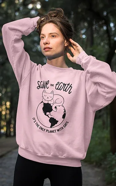 Save the Earth Crewneck Sweatshirt - Image 2