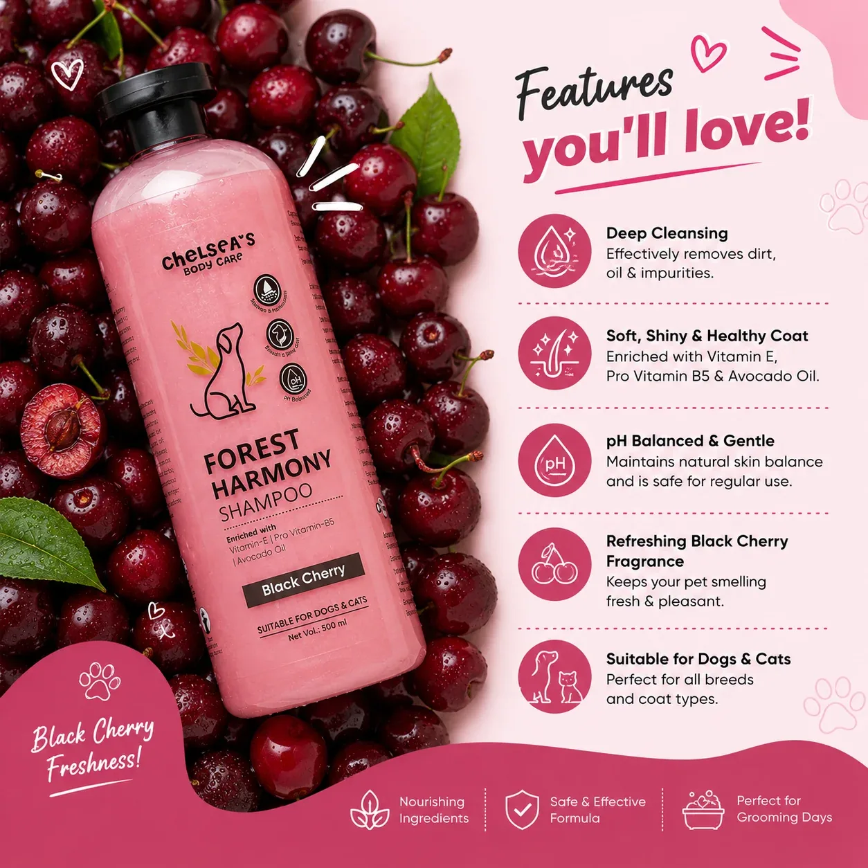 Dr. Chelsea's Forest Harmony Shampoo & Conditioner for Cats & Dogs - Image 2
