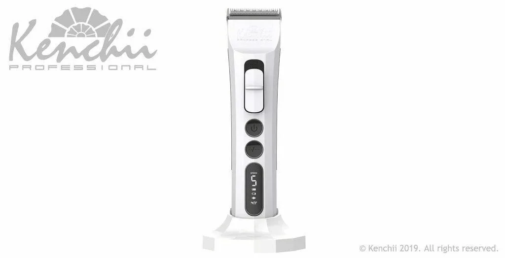 Kenchii Flash Digital Cordless Clipper, White