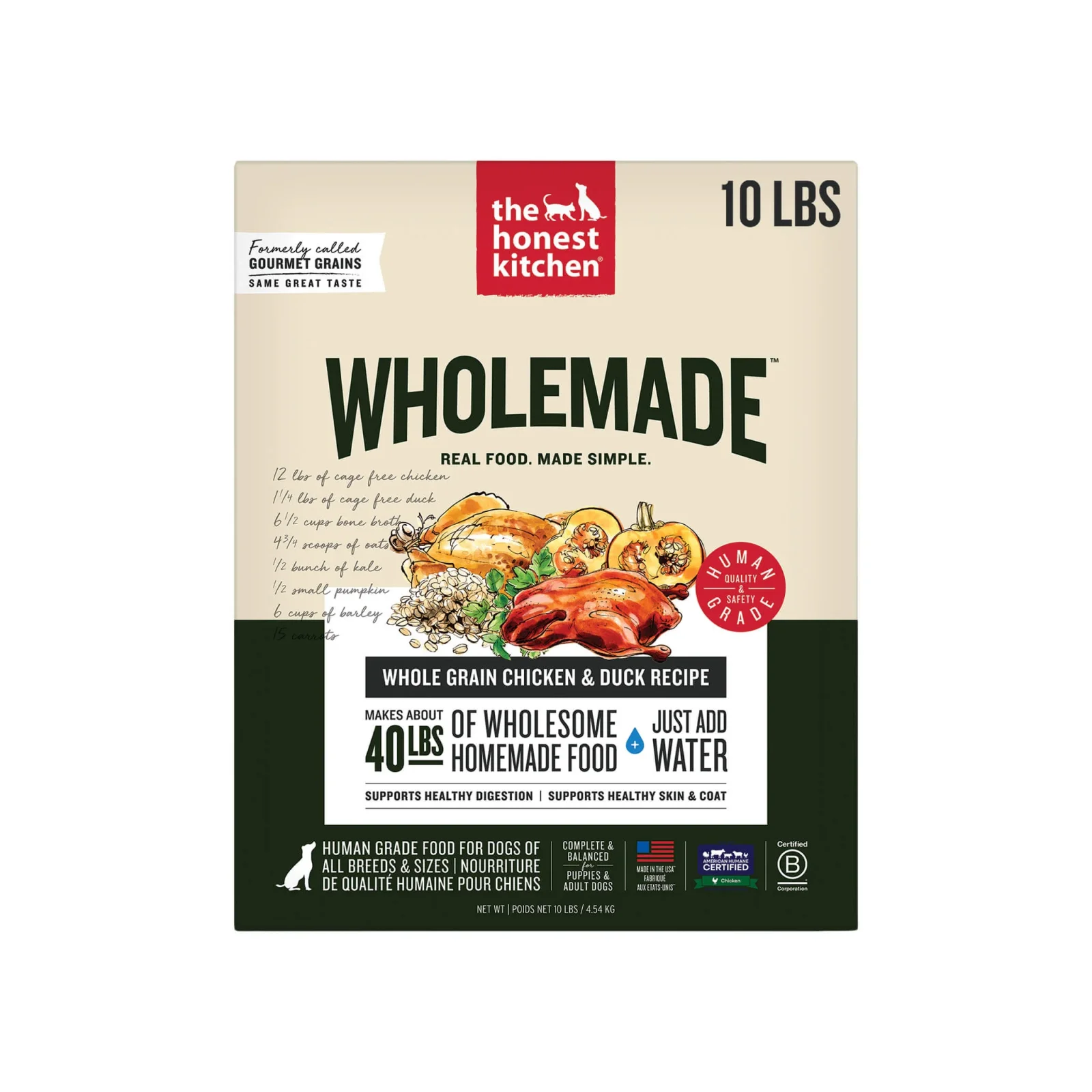 The Honest Kitchen Wholemade Gourmet Grains Dehydrated Dog Food - Image 2
