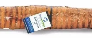 Barkworthies Beef Trachea Dog Chew Treat - 12" - 6 ct Case - Case of 1