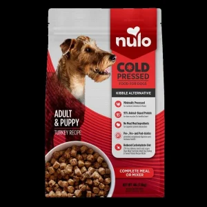 Nulo Cold Pressed Turkey Recipe Kibble Alternative Meal and Mixer Puppy and Adult Dry Dog Food
