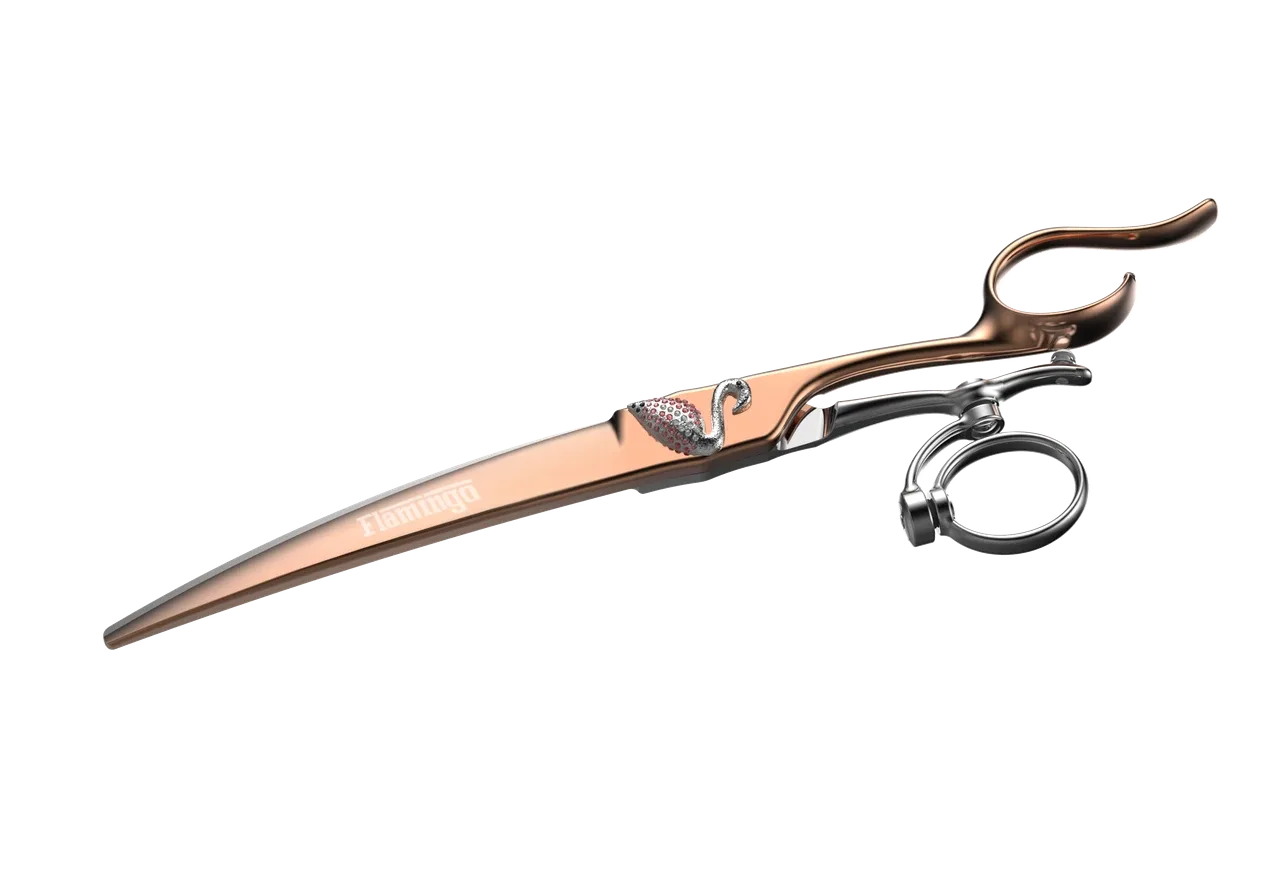Kenchii Flamingo 8" Curved Swivel Shears