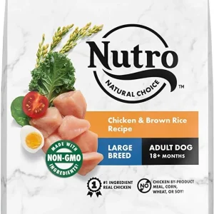Nutro Natural Choice Large Breed Adult Chicken, Rice & Sweet Potato Dry Dog Food - 22 lb Bag