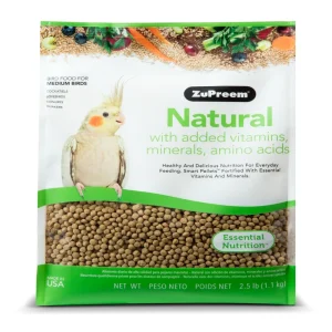 ZuPreem Natural Avian Pellet Diet for Medium Birds