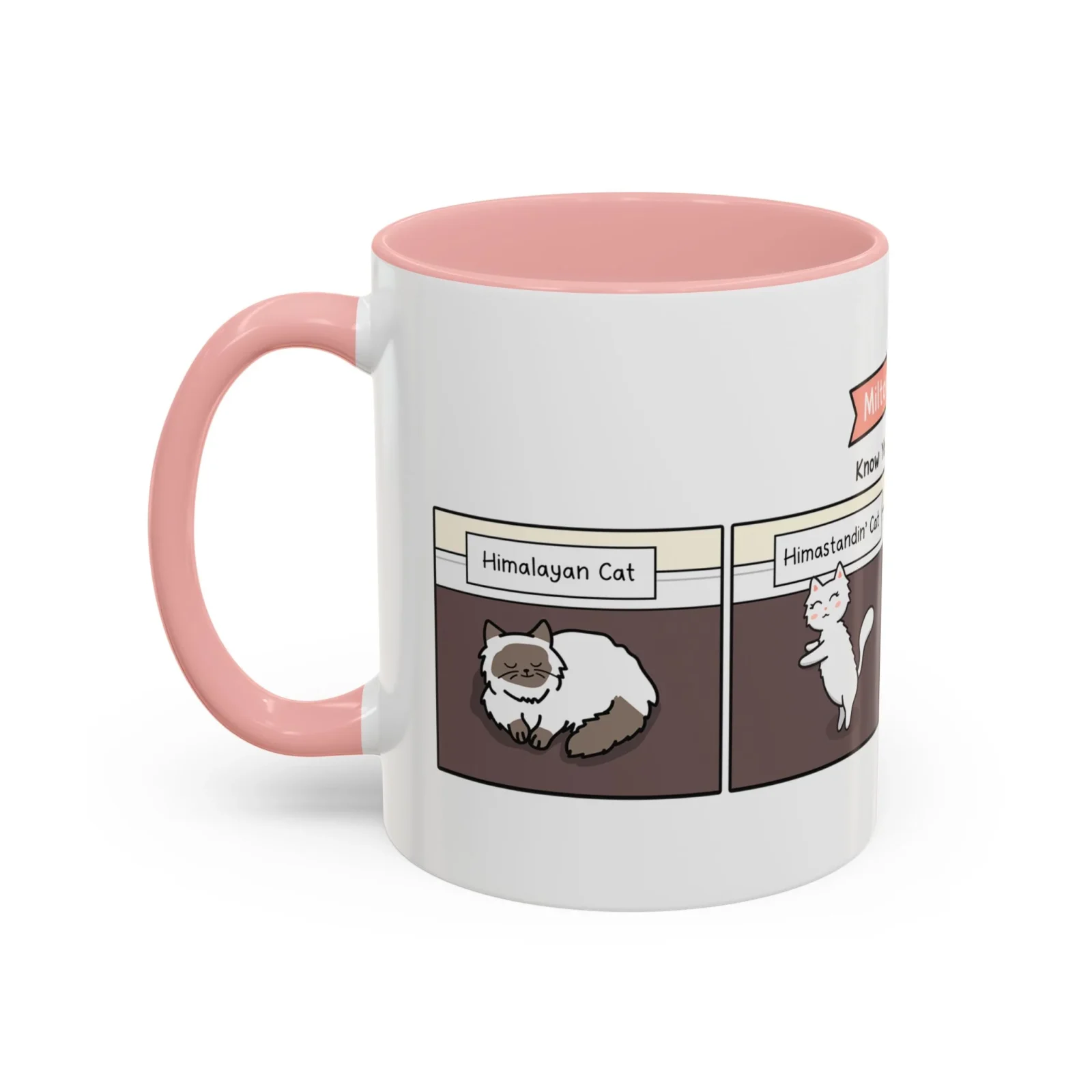 Know Your Cat Breeds Cat Comic Coffee Mug - Image 2