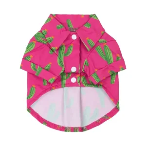 Cactus Button-Up Dog Shirt