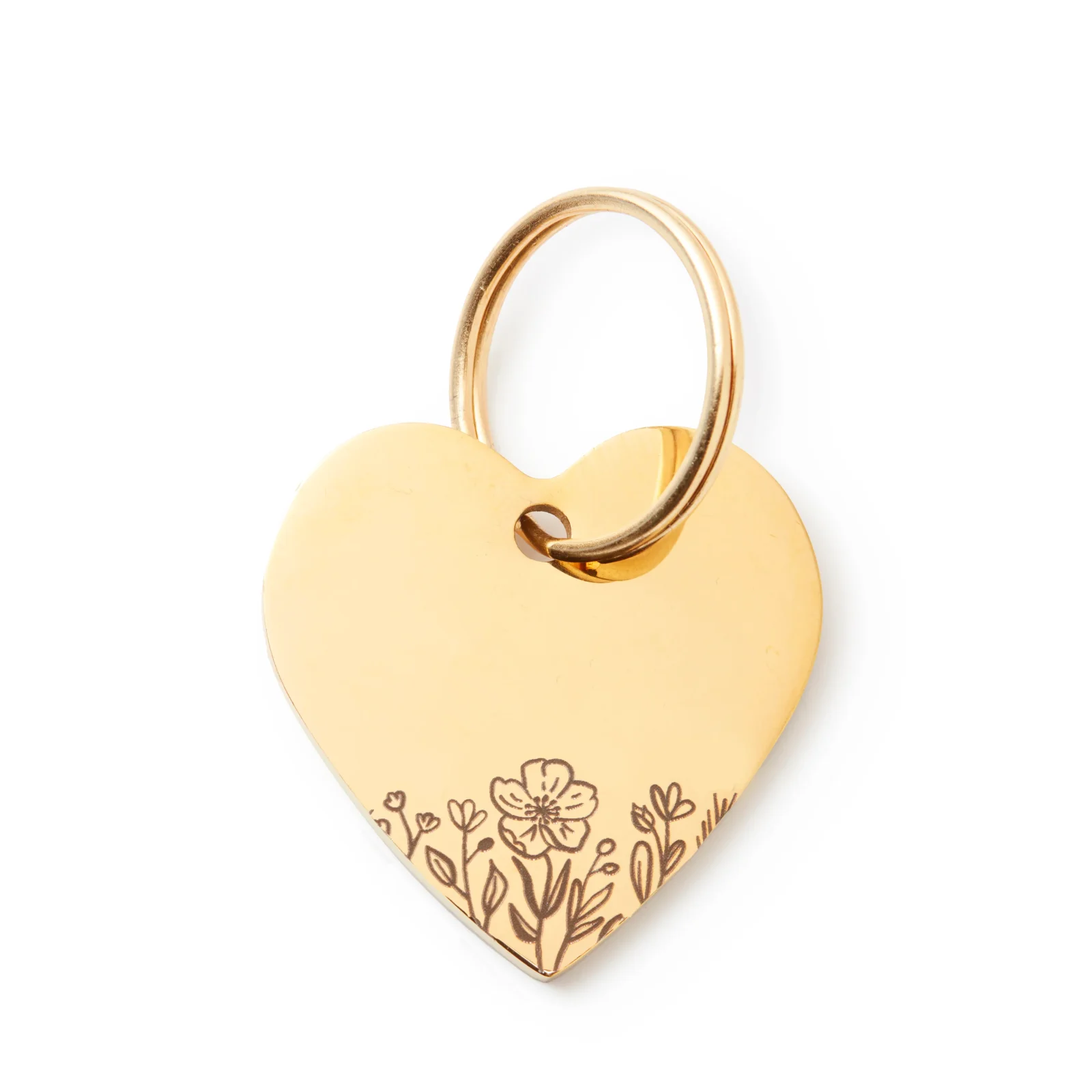 Heart Pet ID Tag: Wildflowers - Image 2