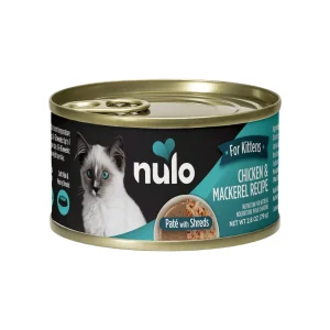 Nulo Pate with Shreds Wet Kitten Food 2.8 oz (Case of 12)
