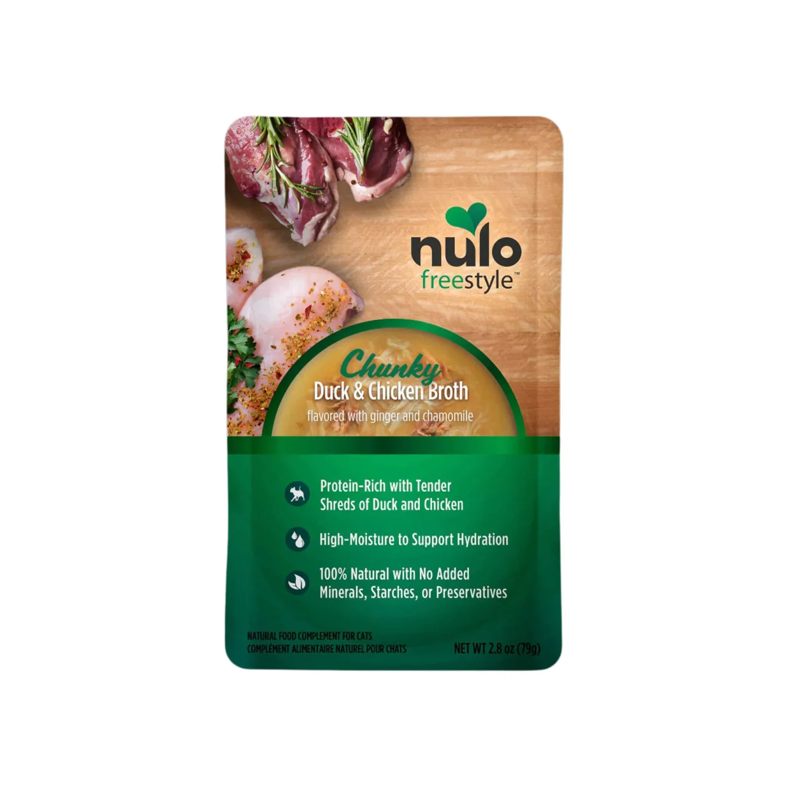 Nulo FreeStyle Chunky Broths Wet Cat Food Topper 2.8 oz (Case of 24)