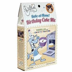 Lazy Dog Vanilla Birthday Cake & Frosting Mix with Sprinkles Dog Treat 12 oz
