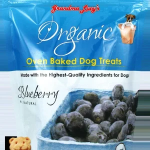 Grandma Lucy's Organic Blueberry Baked Dog Treats - 14 oz Bag