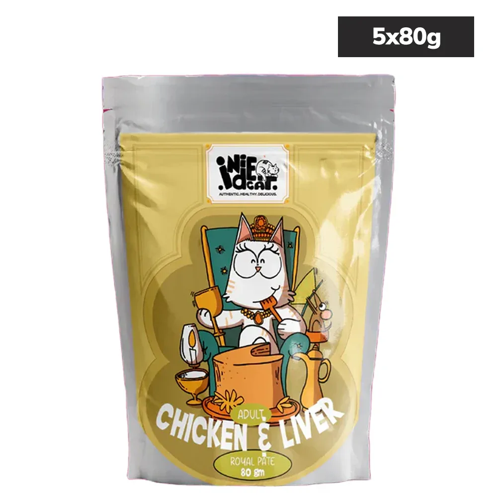IndieCat Royal Pate Chicken and Liver Adult Cat Wet Food
