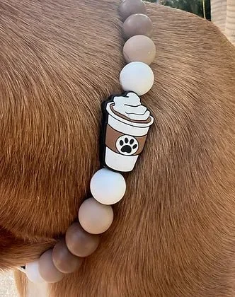 Puppuccino Beaded Pet Collar - Image 2