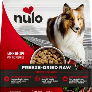 Nulo Grain-Free Freeze-Dried Raw Lamb with Raspberries Complete and Balanced Dry Dog Food