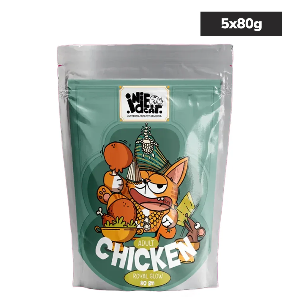 IndieCat Royal Glow Chicken and Mackerel Fish Combo Adult Cat Wet Food - Image 2