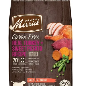 Merrick Grain-Free Turkey & Sweet Potato Dry Dog Food - 4 lb Bag