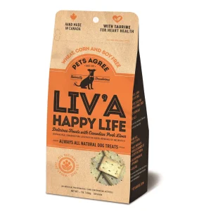 Granville Island Pet Treatery Pets Agree Grain Free Liver Biscuits Crunchy Dog Treats - 1 lb Bag