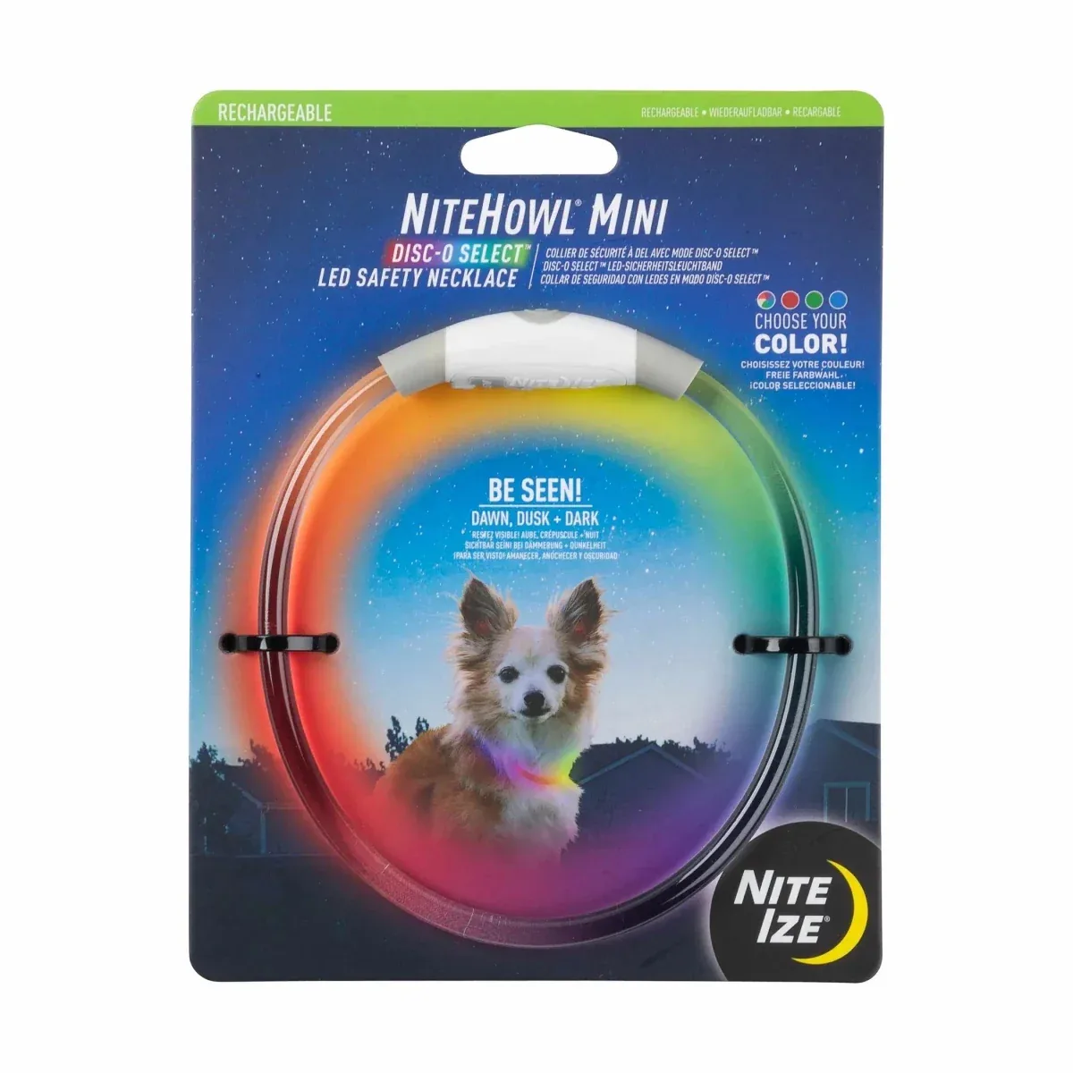 Nite Ize NiteHowl Mini Rechargeable LED Safety Necklace - Disc-O Select - Image 2