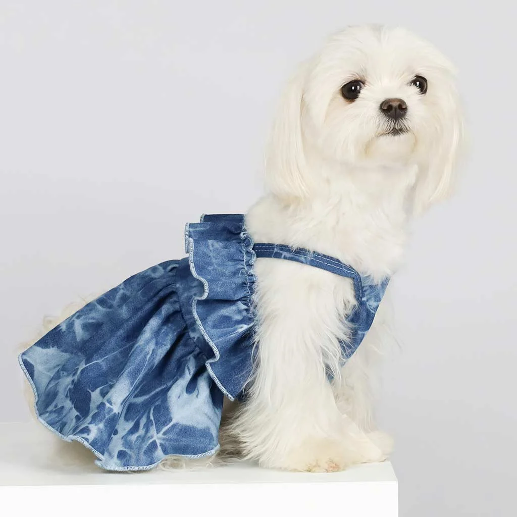 Tie Dye Denim Dress