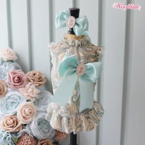Wooflink Elizabeth Dress in Mint