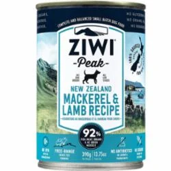 Ziwi Peak Mackerel Lamb Pate Canned Dog Food - 13.75 Oz - Case of 12