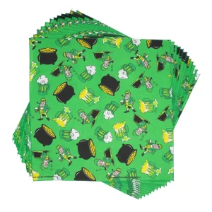 St. Patty's Party Dog Bandana, 22 inch, 12 Pack