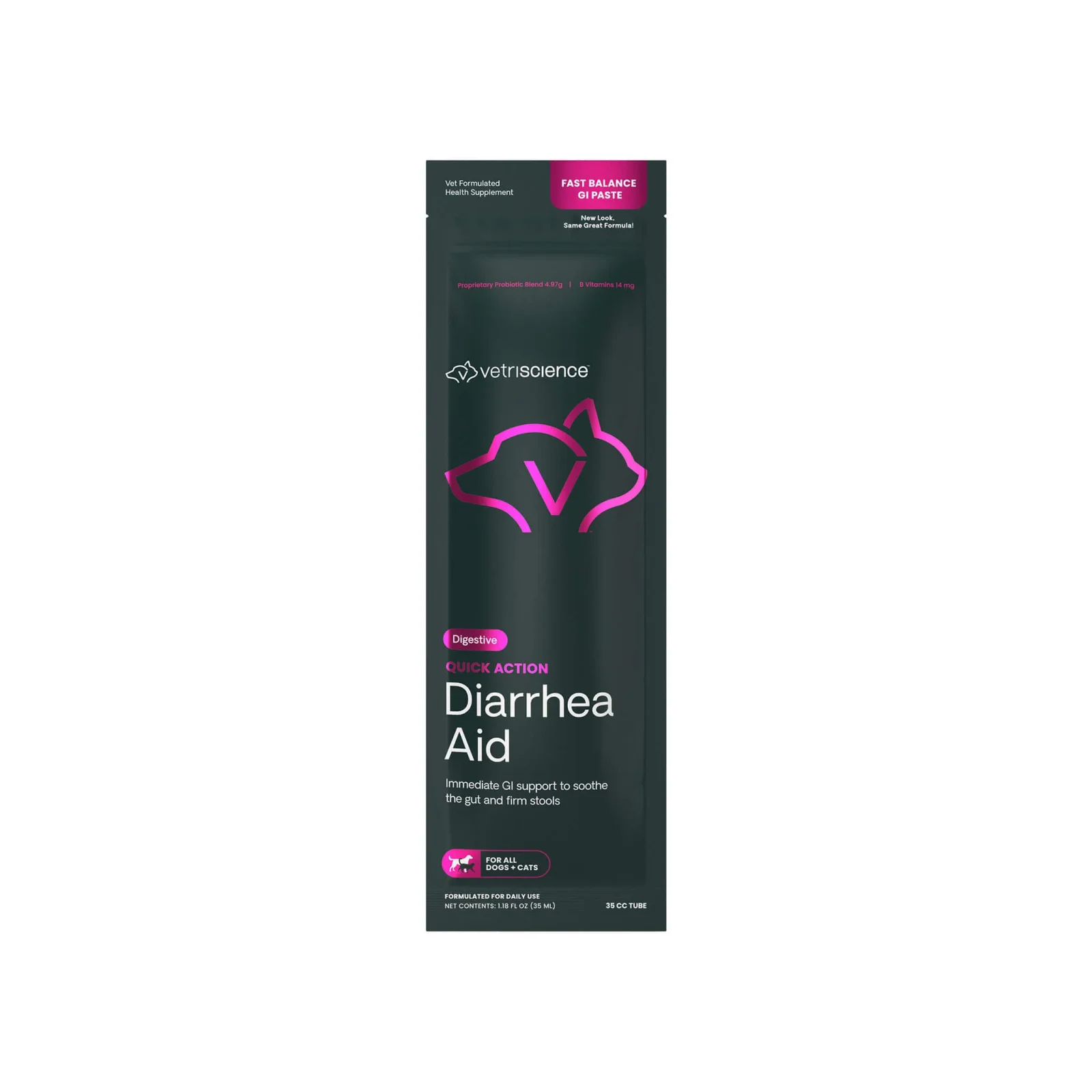 VetriScience Quick Action Diarrhea Aid for Dogs & Cats