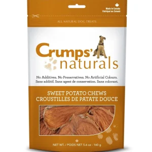Crumps' Naturals Sweet Potato Chews Chewy Dog Treats - 5.6 oz Bag