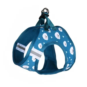 Pets Way Floof Air Mesh Printed Harness for Puppies and Small Dogs