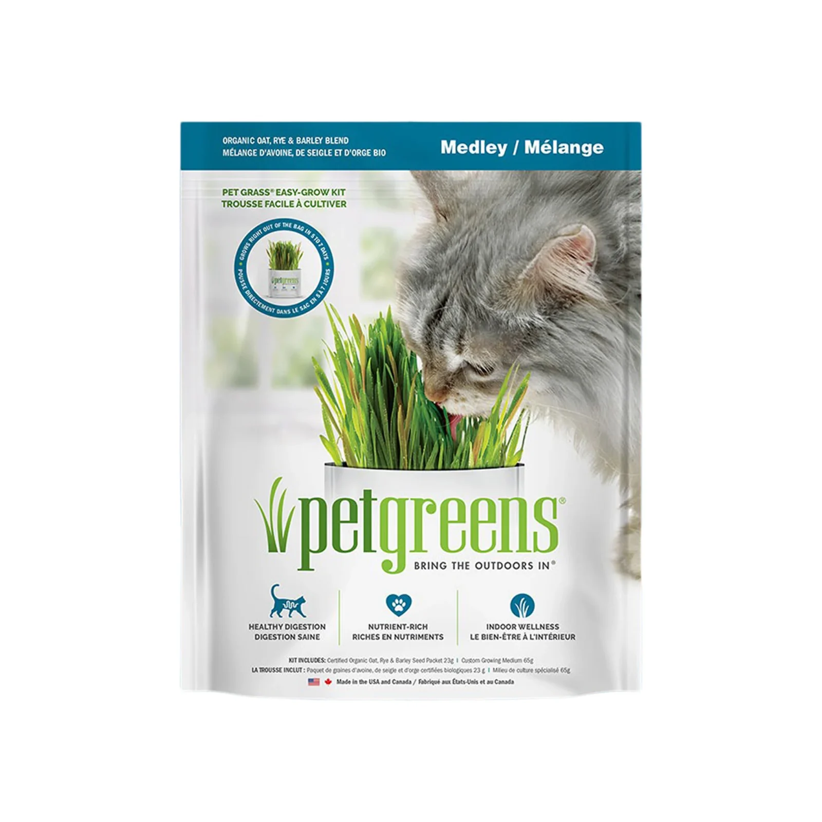 Pet Greens Cat Grass Grow Kit - Image 2