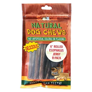 SCP Rolled Esophagus Jerky 6 in 8 ct